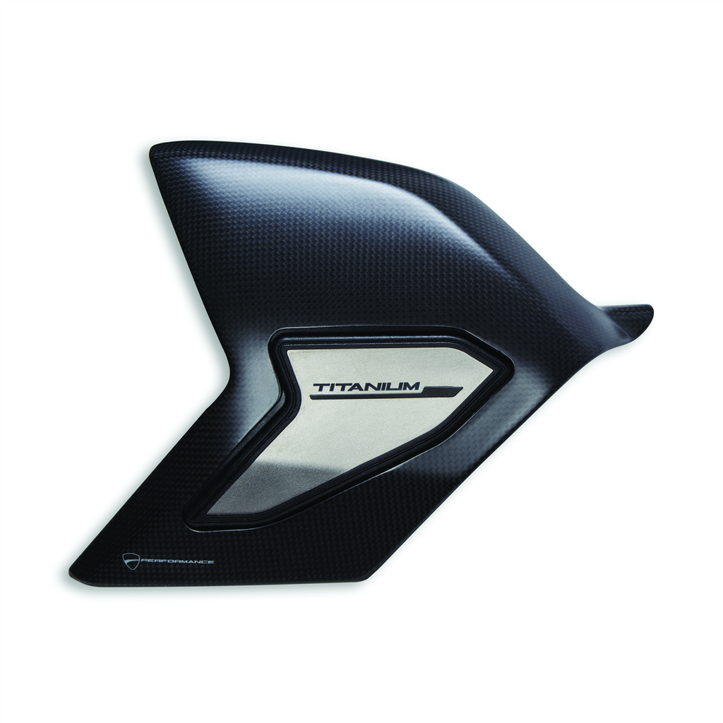 96981272BA - Carbon-titanium swinging arm cover Streetfighter V4