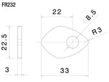 FR232 - RIZOMA - Mounting Kit For Rear Turn Signals