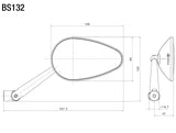 BS132 - RIZOMA - RADIAL RS Mirror