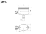 CT115 - RIZOMA - NEXT Rear Brake Fluid Reservoir