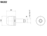 MA302 - RIZOMA - Series 302 Handlebar End Plug