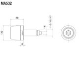 MA532 - RIZOMA - Series 532 Handlebar End Plug