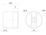 BS729 - RIZOMA - End Mount Mirror Mounting Kit