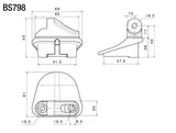 BS798 - RIZOMA - Mounting Kit For Fairing Mirror