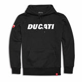 98771203 - Ducati Logo Hooded Sweatshirt - BLACK