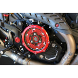 CA503 - CNC Racing Clear Wet Clutch Cover for the Ducati Hypermotard 821 (2015) / 939 / 950, Multistrada 950, Supersport /S, Monster 821, Scrambler 1100