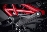 PRN014676-02 - Evotech Ducati Diavel 1260 S Frame Crash Protection (2019 - 2022) (Black)