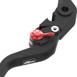 PRN002407-002408-88 - Evotech Evo Folding Clutch and Short Brake Lever set - Ducati Monster 950 + (Plus)  (2021+)