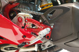 PE408PR - CNC Racing PRAMAC RACING LIMITED EDITION RPS Adjustable Rearset for the Ducati Panigale V4 / S / R - with Carbon Heel guard